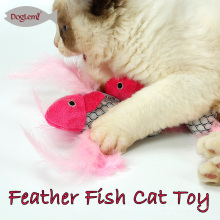 Jouets de chat pour les chats Kitty Fish Shape Interactive Frenzy Catnip jouets